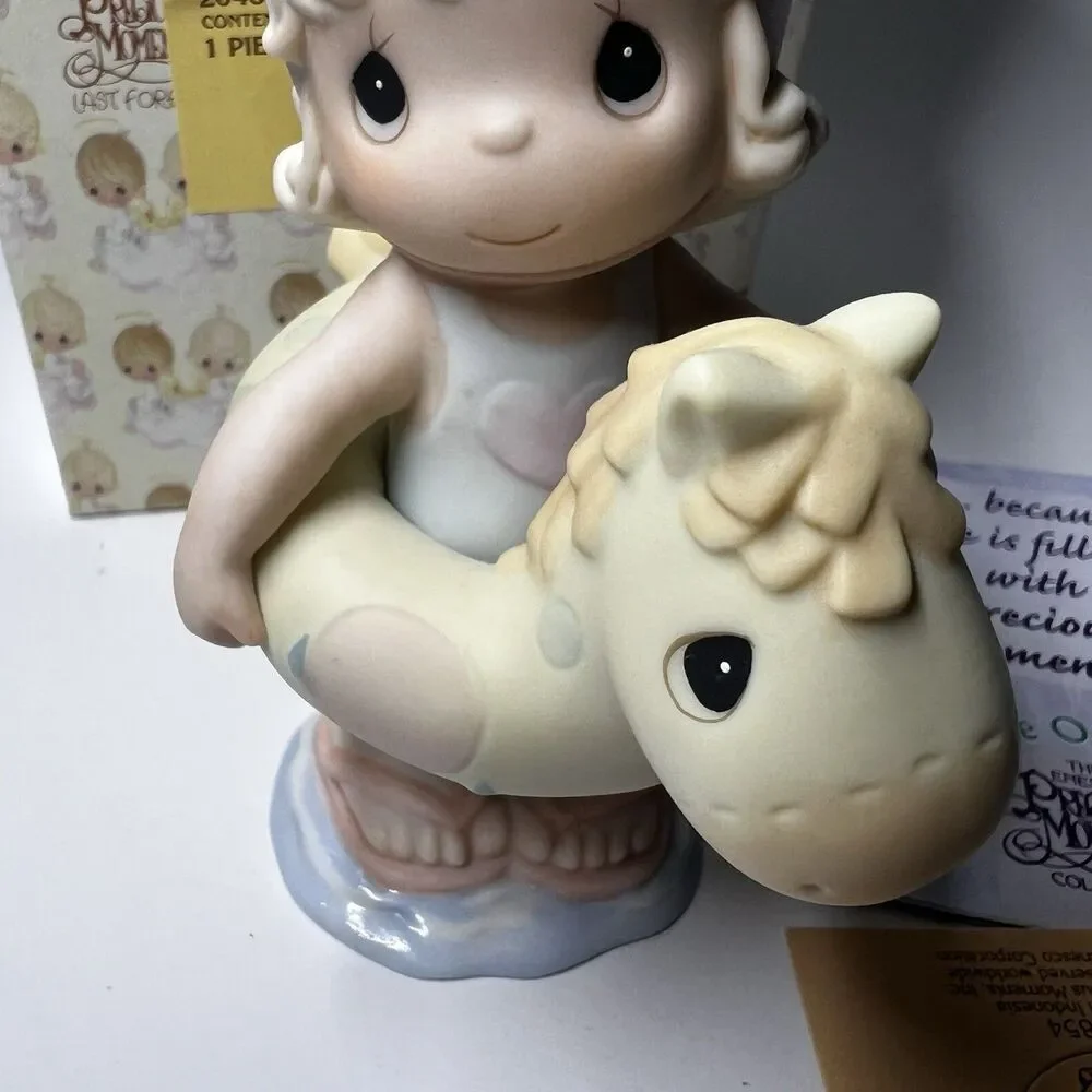 Precious Moments 204854 You're A Life Saver To Me Vintage 1996 Figurine Box